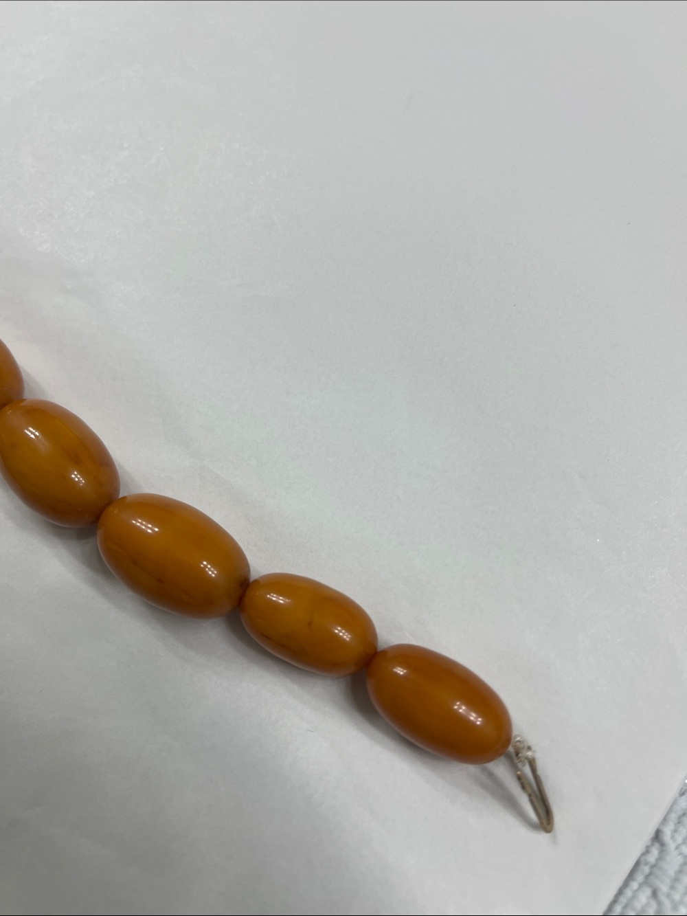 Very Old Choker Beaded Necklace with A Vintage Clasp - Picture 8 of 9